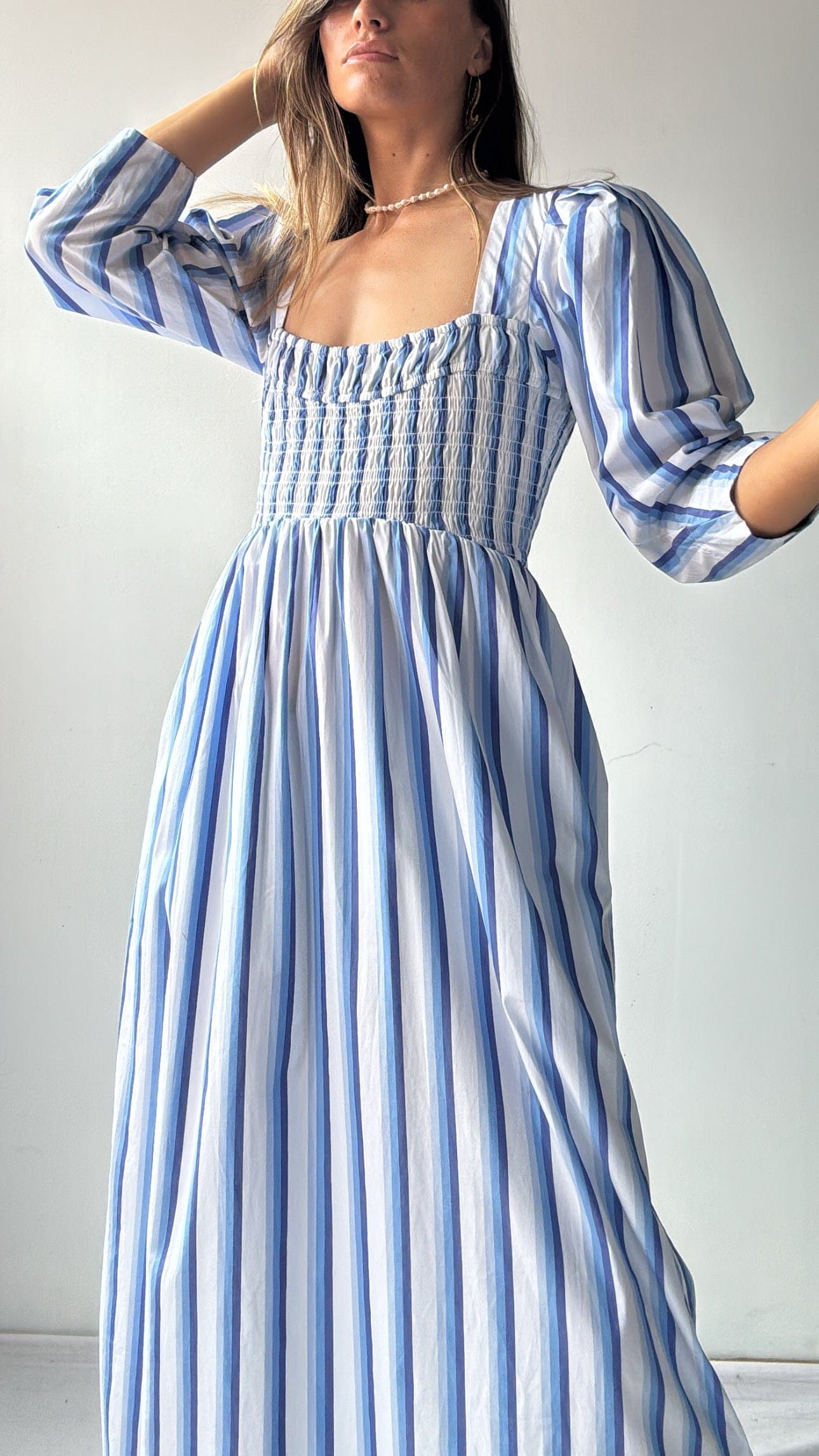 knee length dresses for ladies Galaxy Charm Woven Midi Dress L FREEMARKET Black / S main image 0