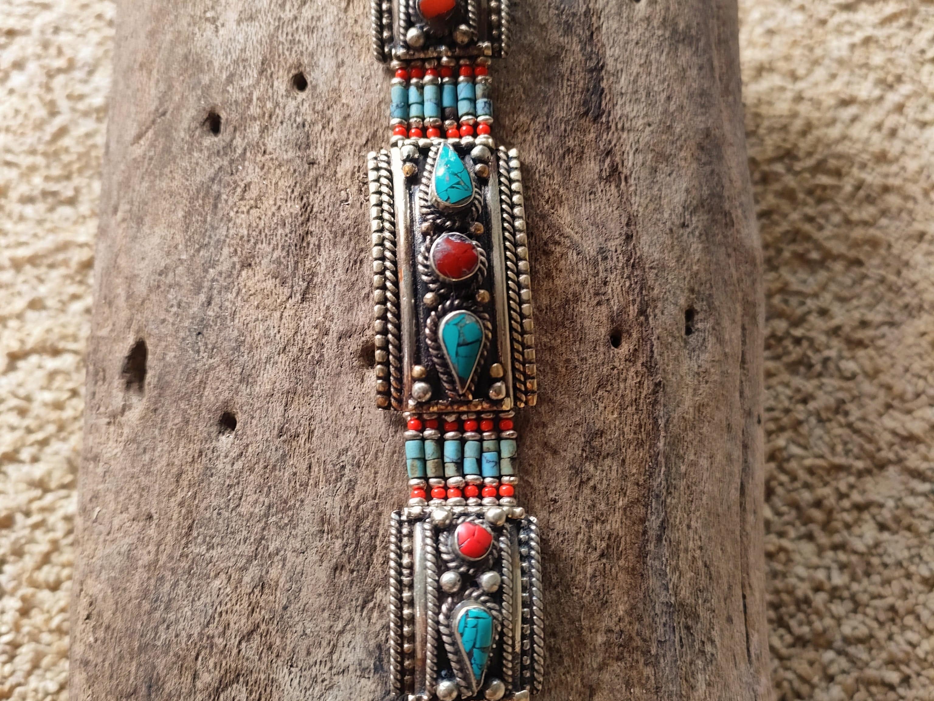 SisterGolden Bracelet Tibetan Tribal Bracelet #14