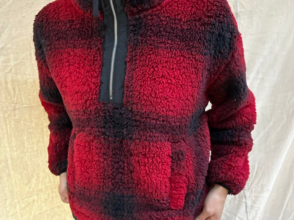 Abercrombie and Finch Abercrombie Softie Zip Jumper Red