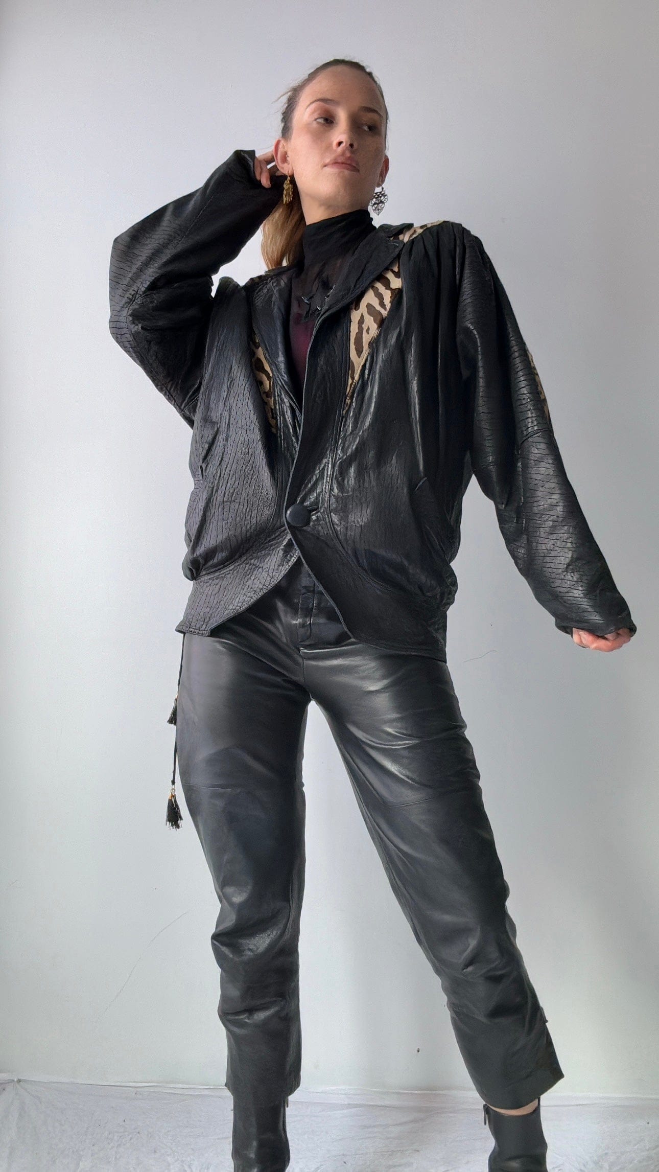 'L/52' A-2 Type Jacket Leather jacket leather tight Vintage ジャケット・アウター ~ Clochard92.com Store Vintage ジャケット・アウター