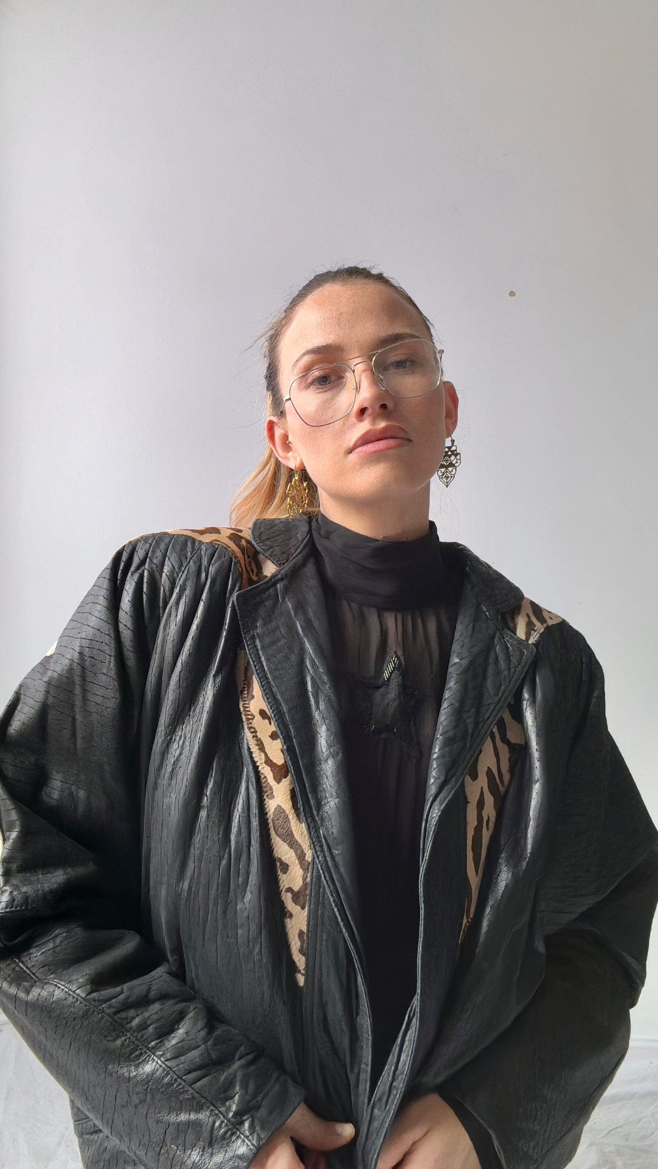 Almax Vintage Leather Jacket, Almax