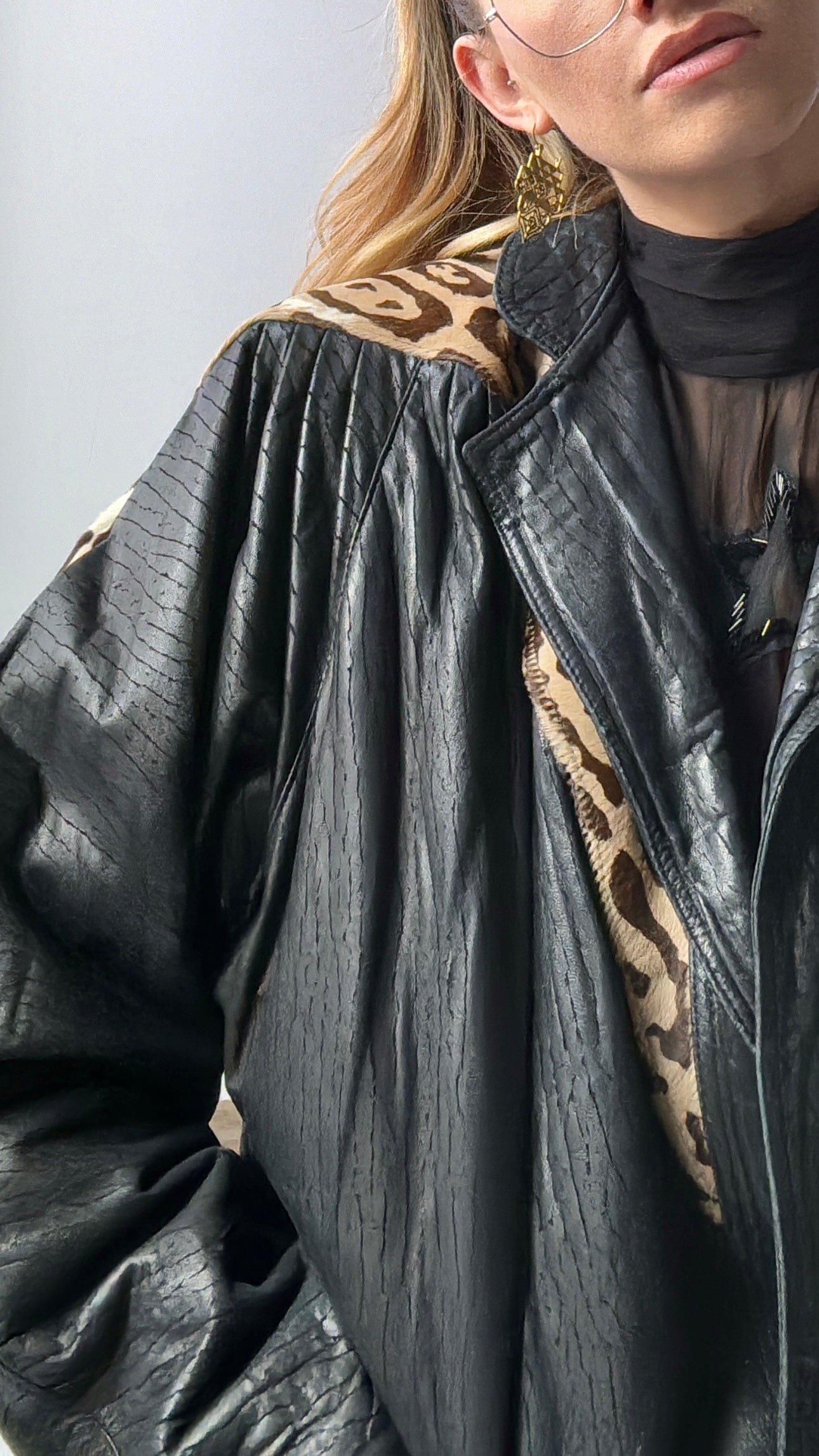 Almax Almax Vintage Leather Jacket