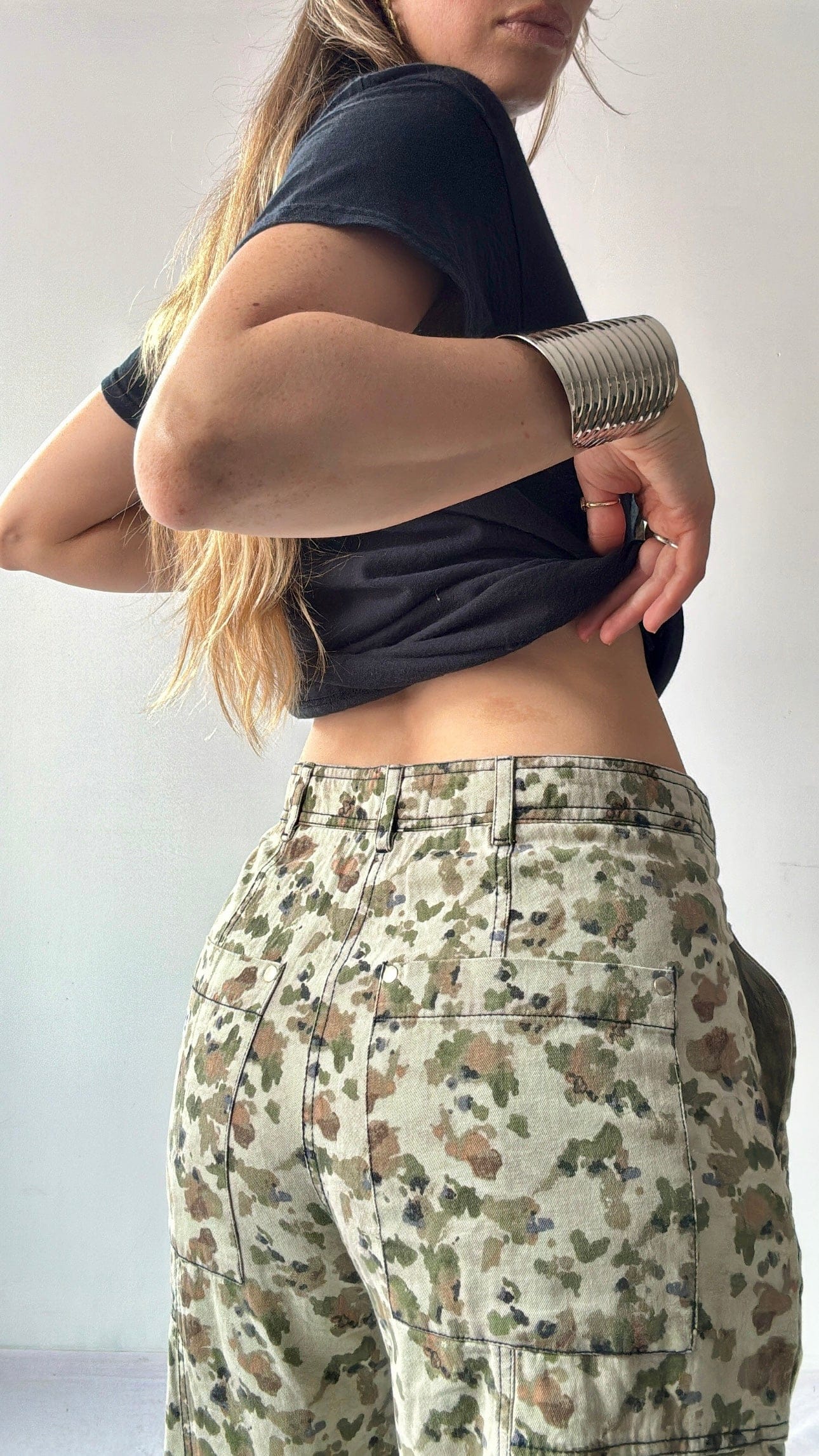 Anthroplogie Anthropologie Camo Barrel Pants