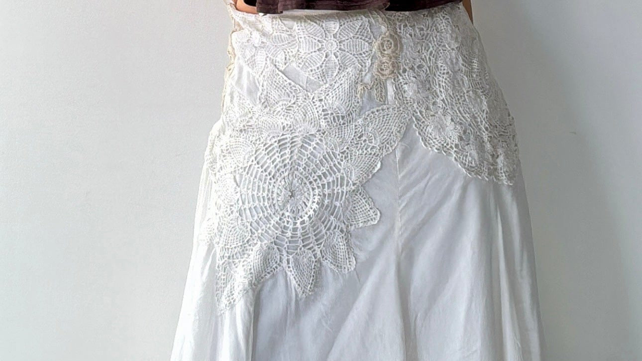 Anthropologie Anthropologie Snowflake Skirt