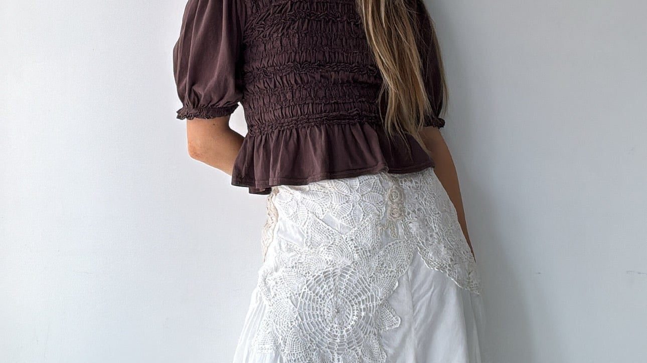 Anthropologie Anthropologie Snowflake Skirt