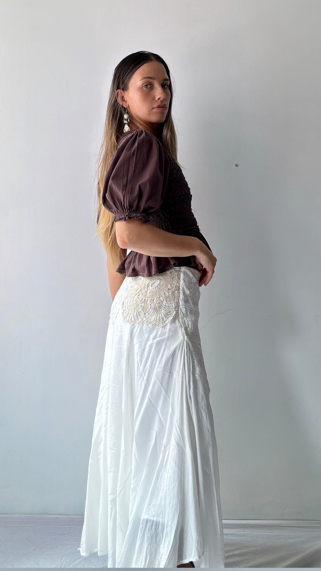 Anthropologie Anthropologie Snowflake Skirt