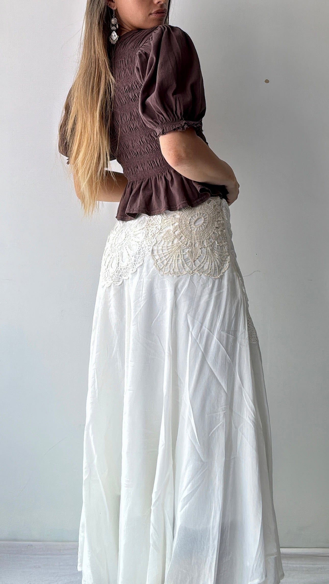 Anthropologie Anthropologie Snowflake Skirt