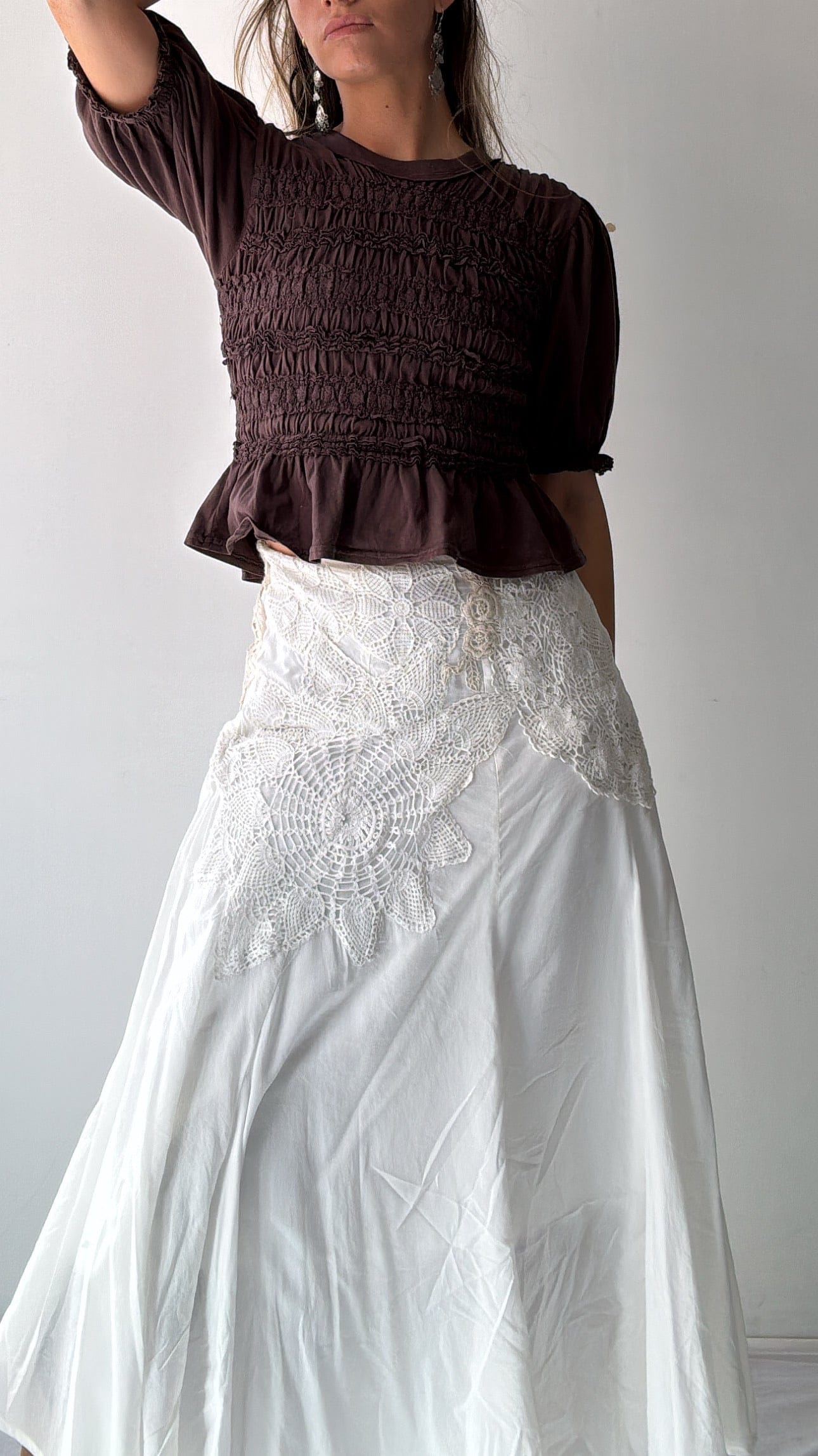 Anthropologie Anthropologie Snowflake Skirt