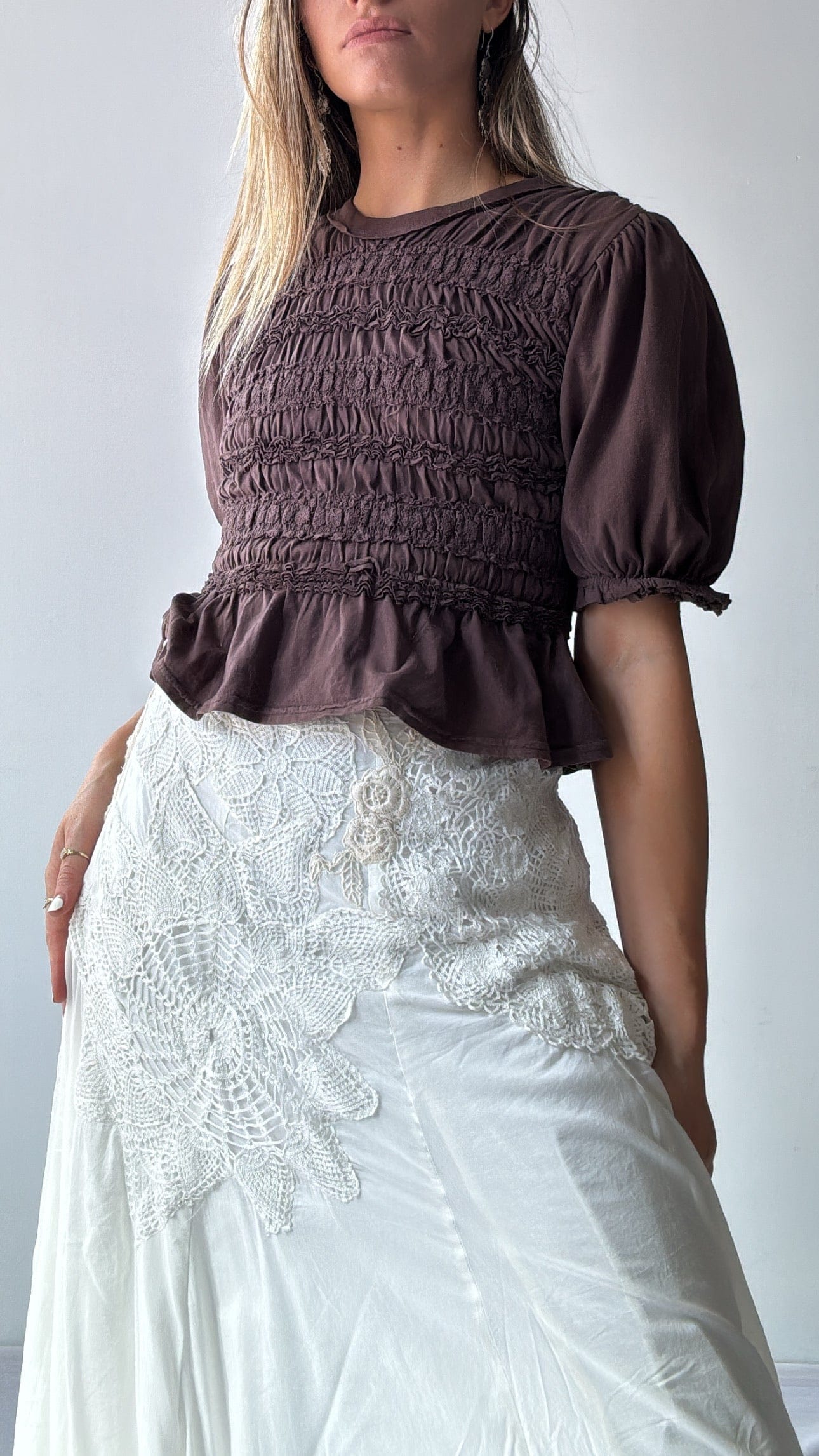 Anthropologie Anthropologie Snowflake Skirt