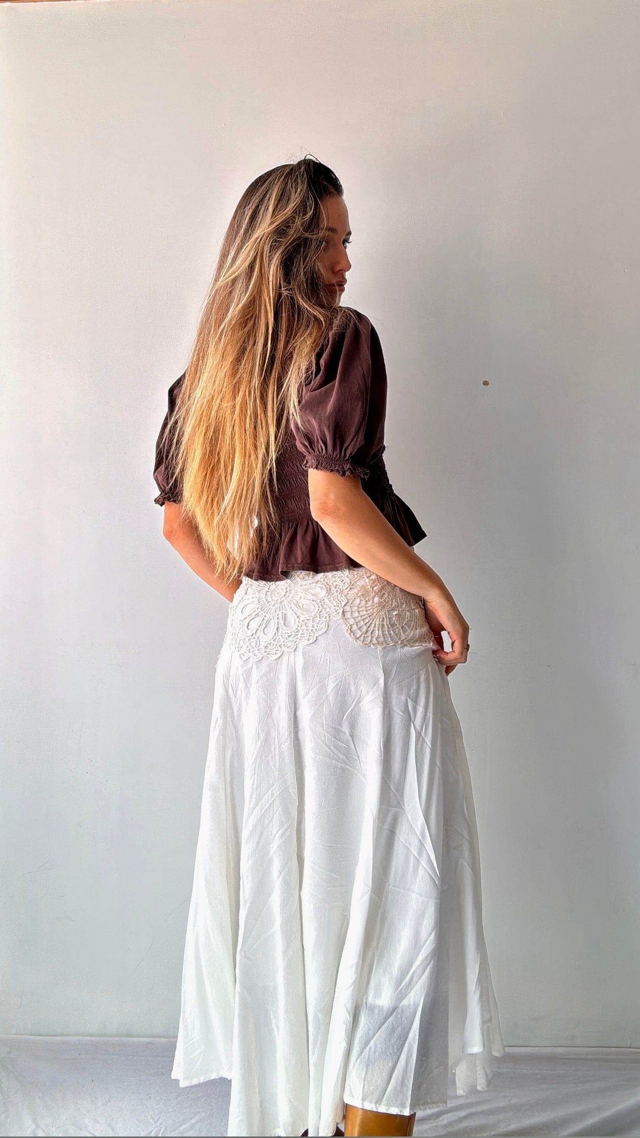 Anthropologie Anthropologie Snowflake Skirt