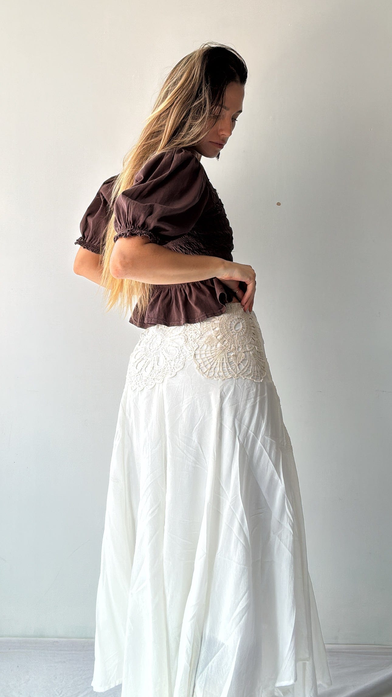 Anthropologie Anthropologie Snowflake Skirt