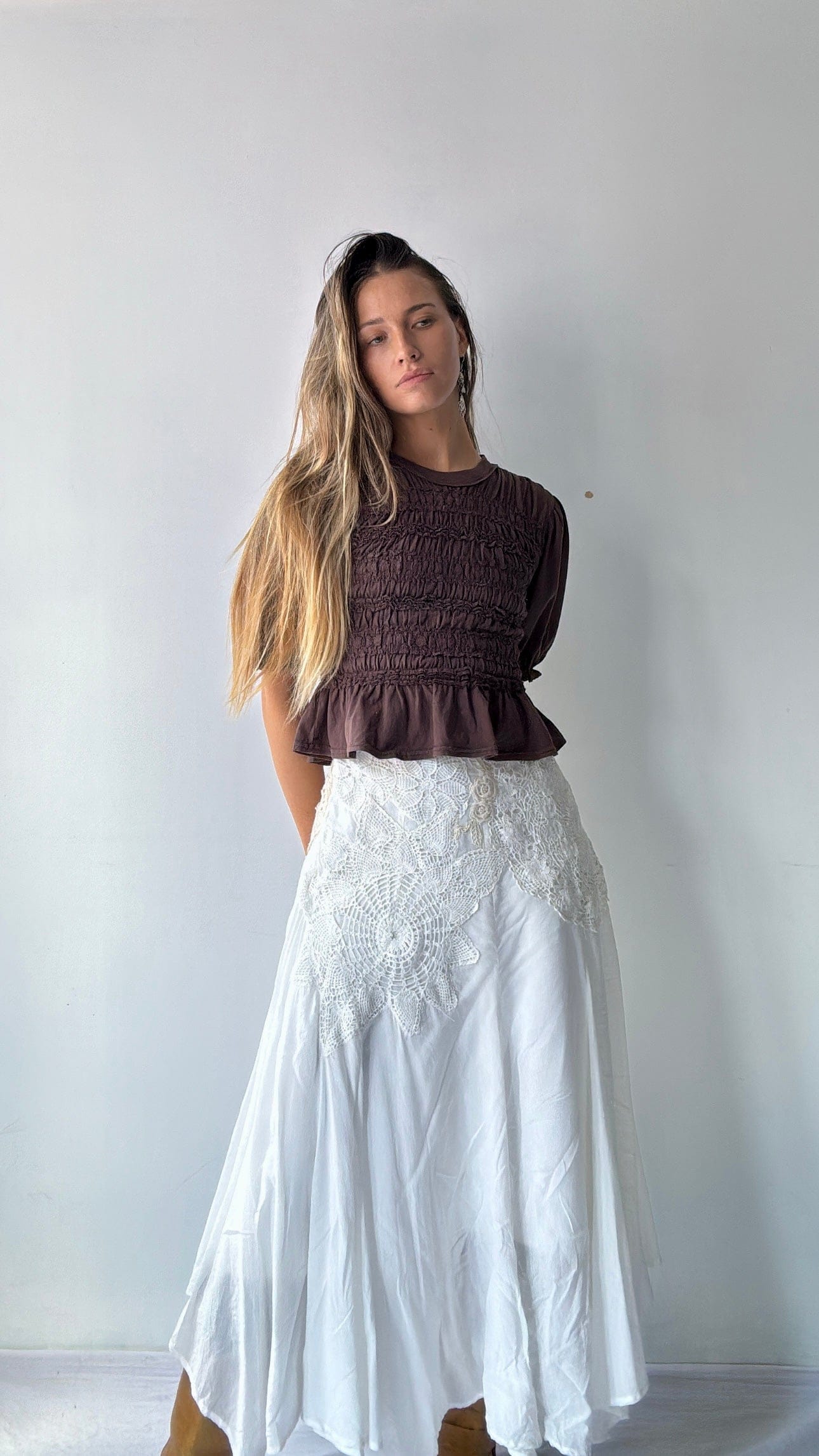 Anthropologie Anthropologie Snowflake Skirt