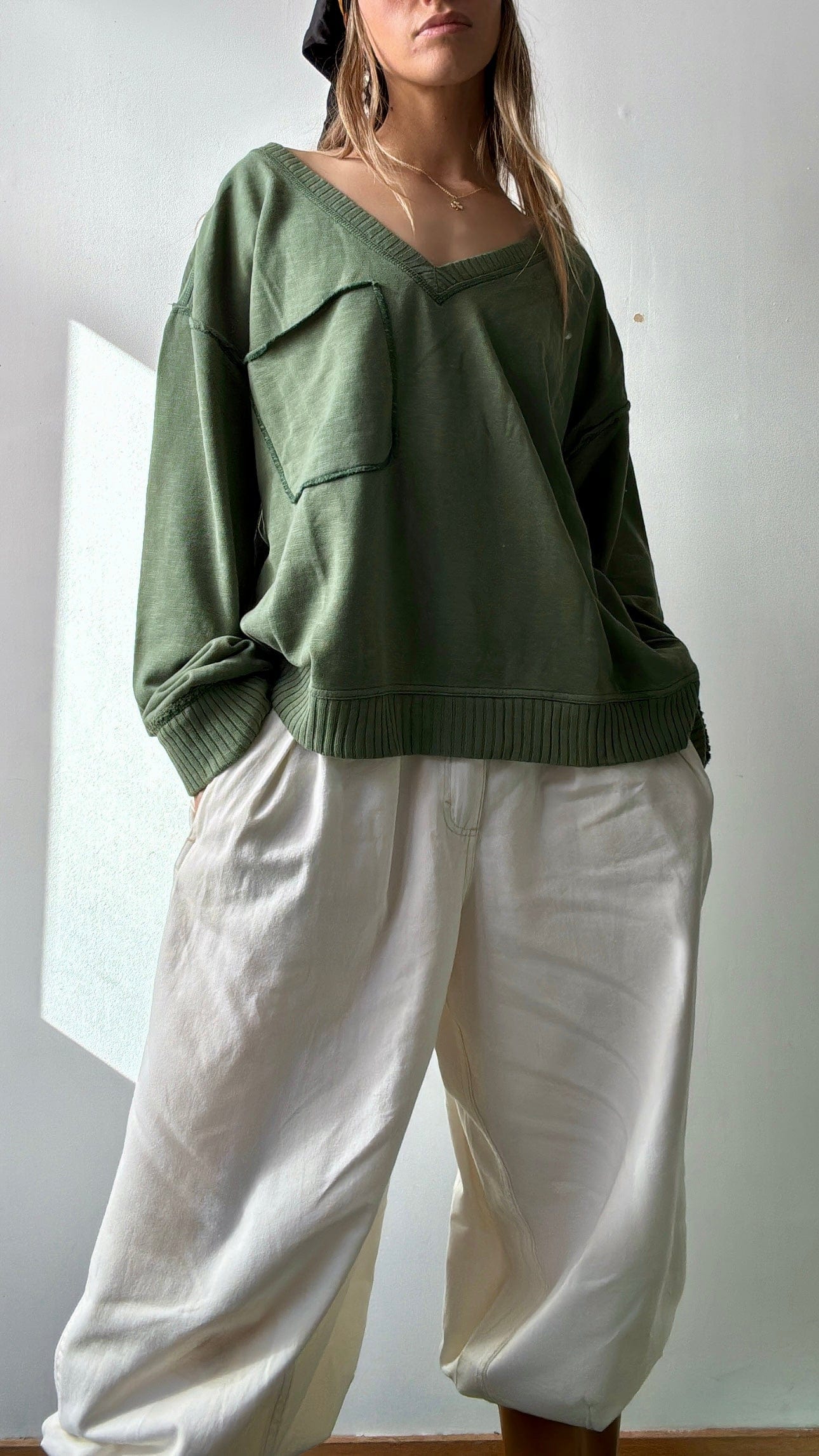 Anthropologie Sage Sweatshirt, Anthropologie, Sistergolden