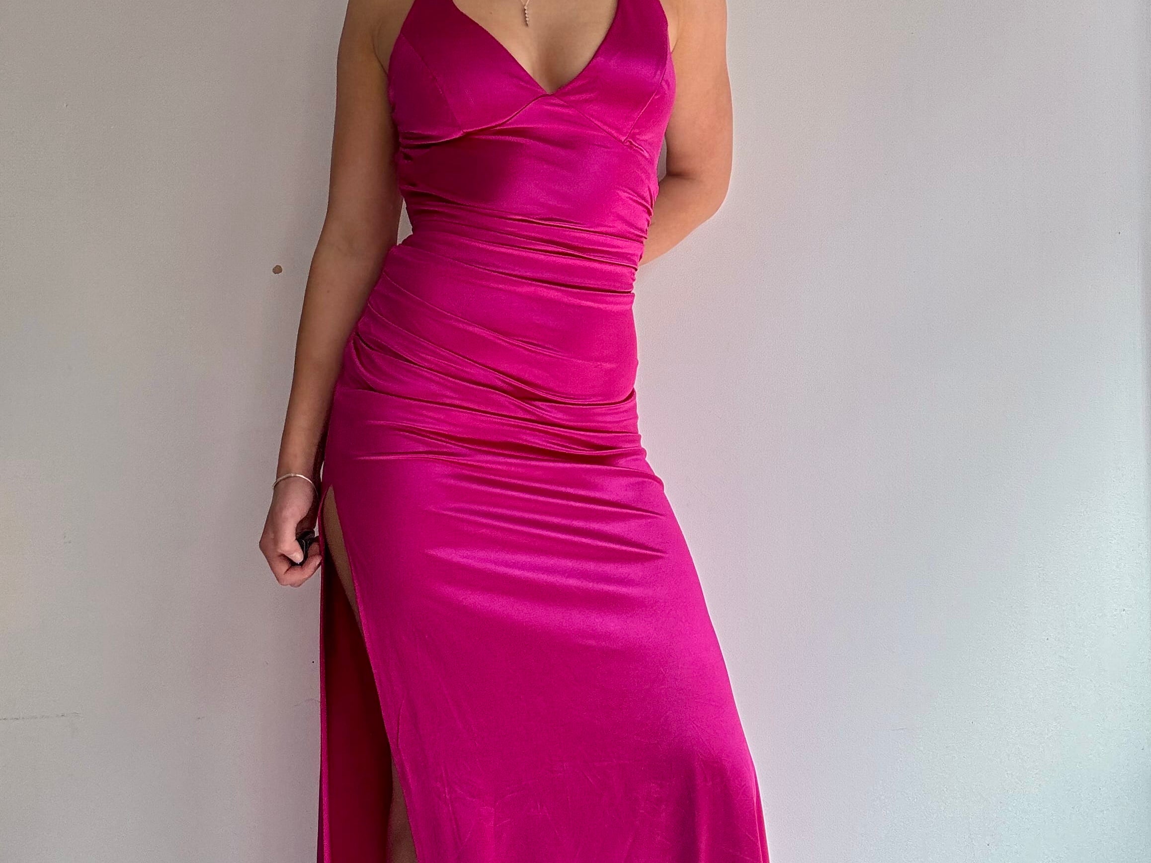 B Darlin Dress Vintage Y2K B Darlin Fuschia Gown