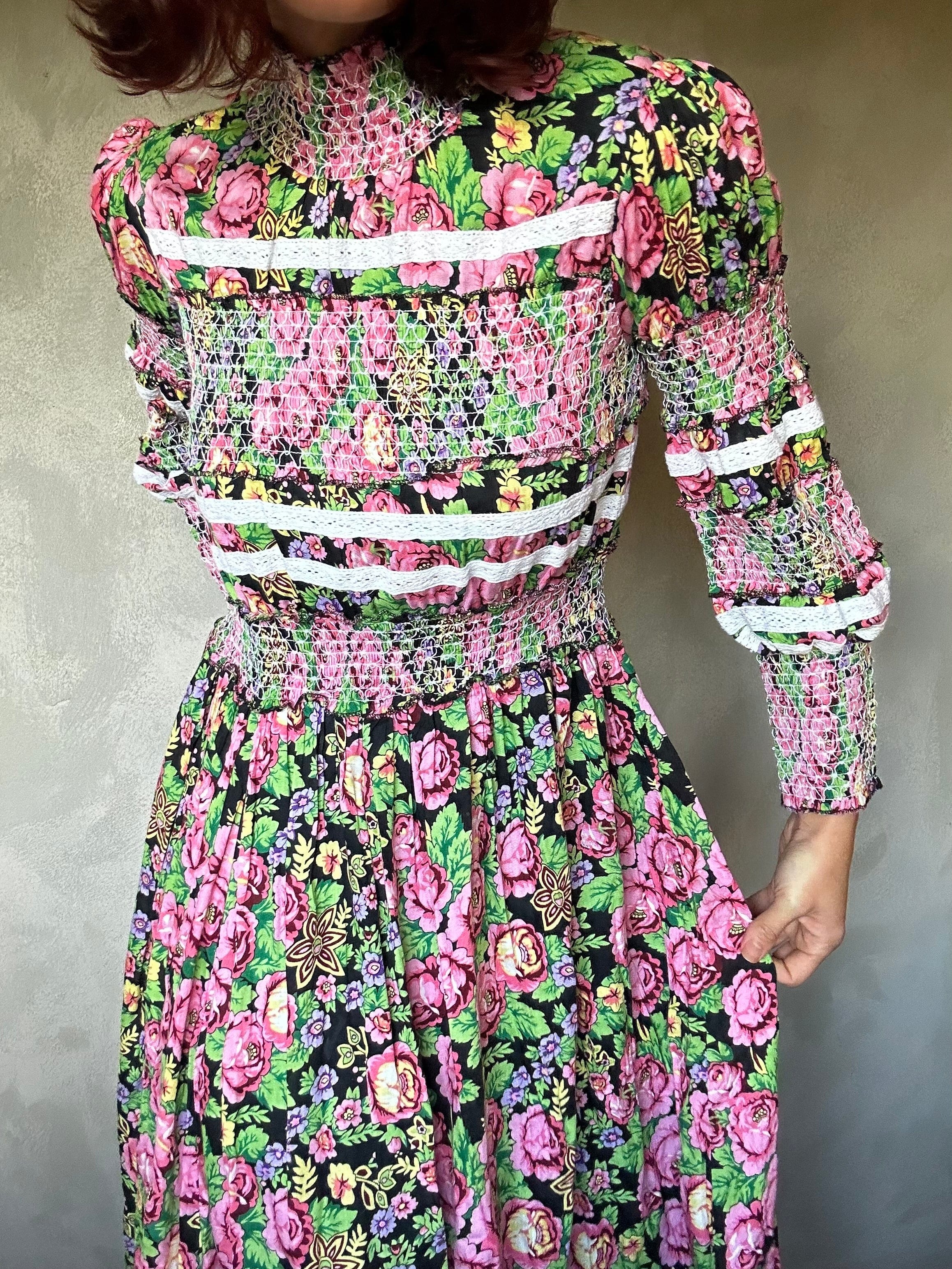 Barok Barok Floral Maxi Black