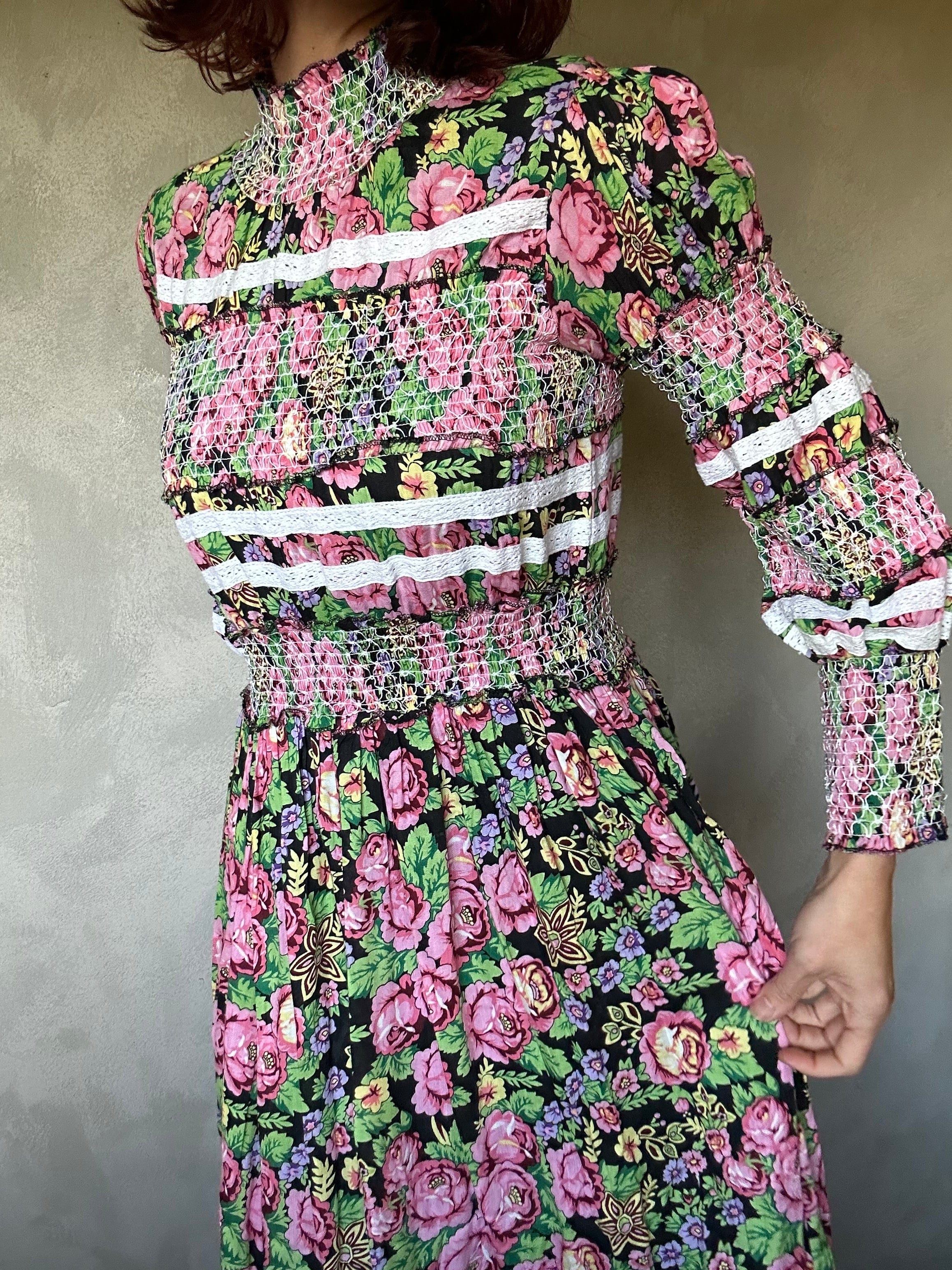 Barok Barok Floral Maxi Black