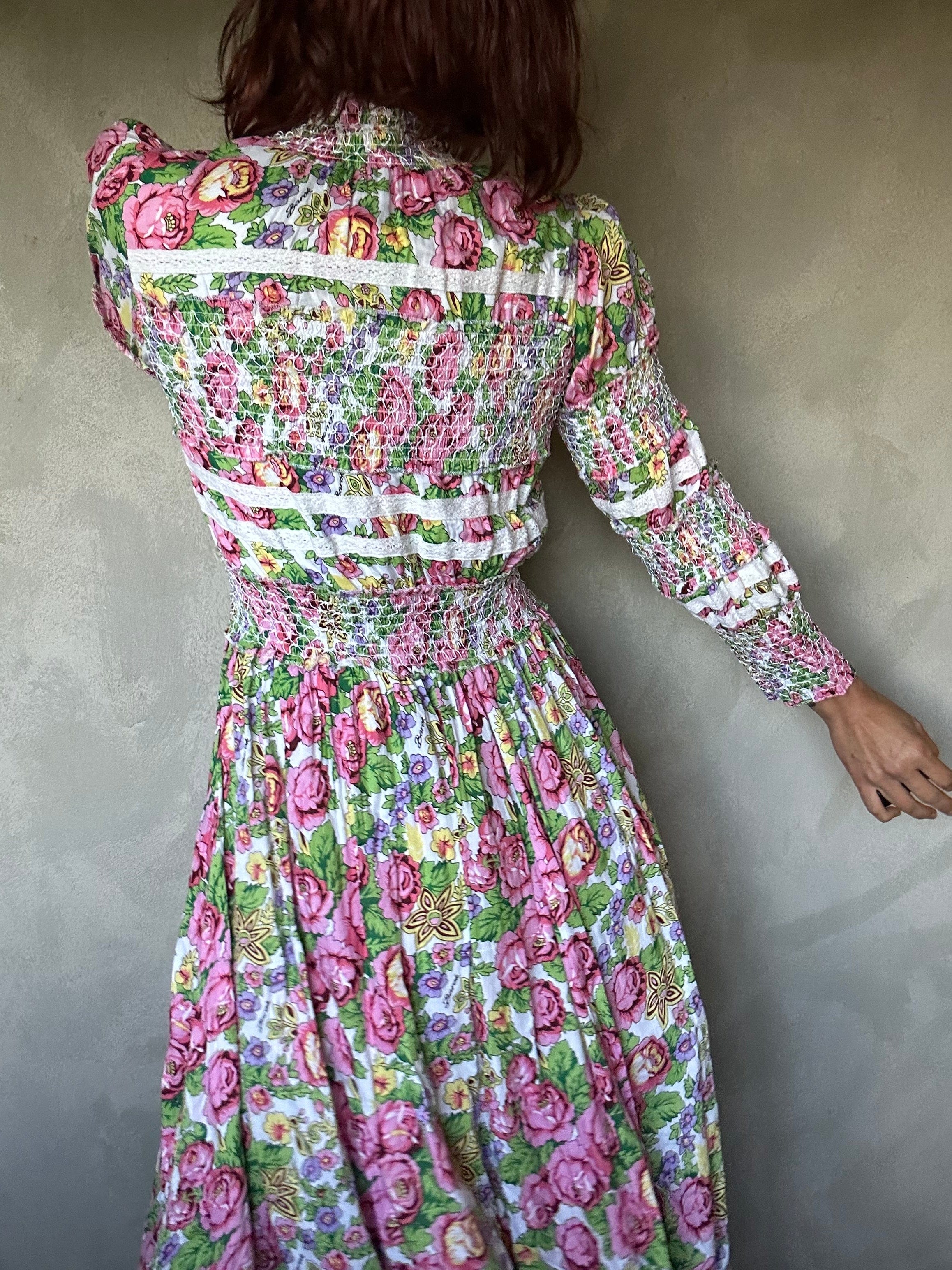 Barok Dress Barok Floral Maxi Dress White