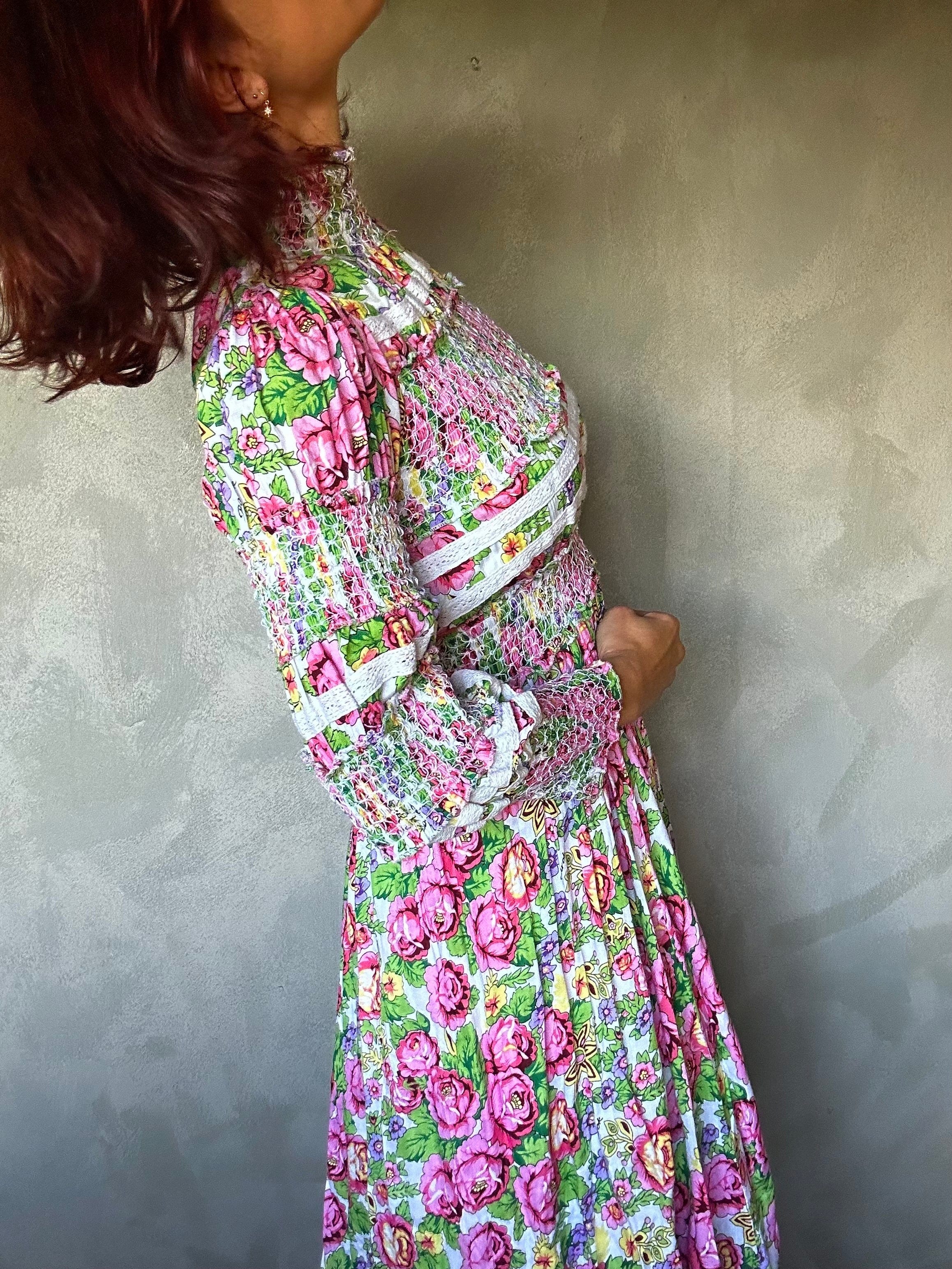 Barok Dress Barok Floral Maxi Dress White