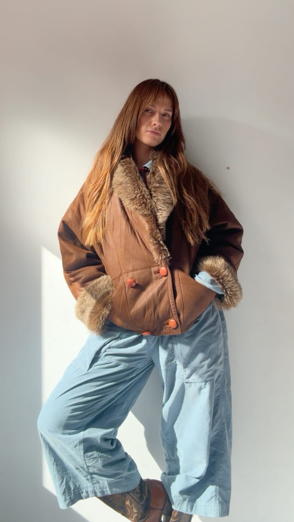 Be,Art Jacket Vintage Be,Art Shearling