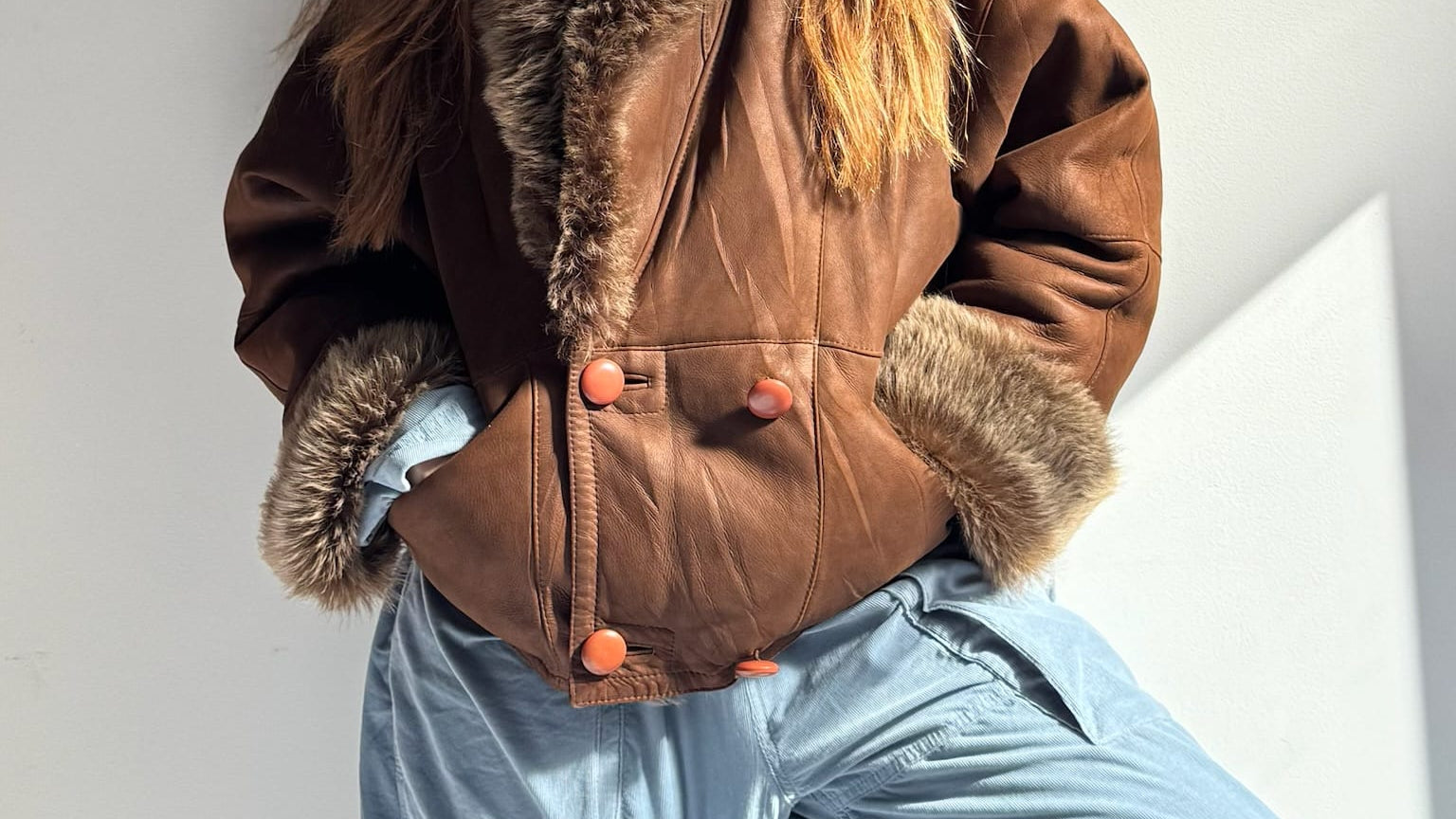 Be,Art Jacket Vintage Be,Art Shearling