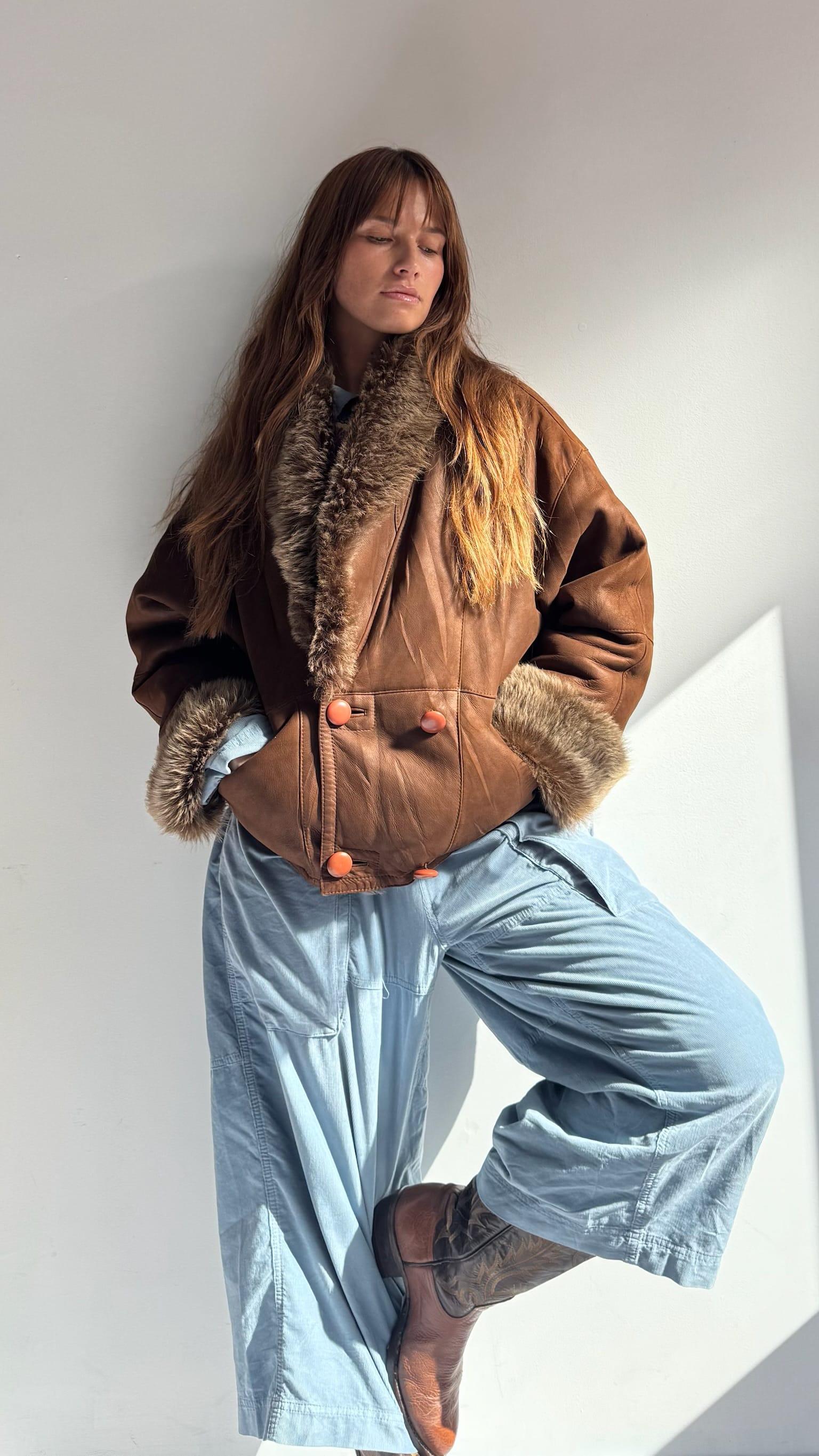 Be,Art Jacket Vintage Be,Art Shearling