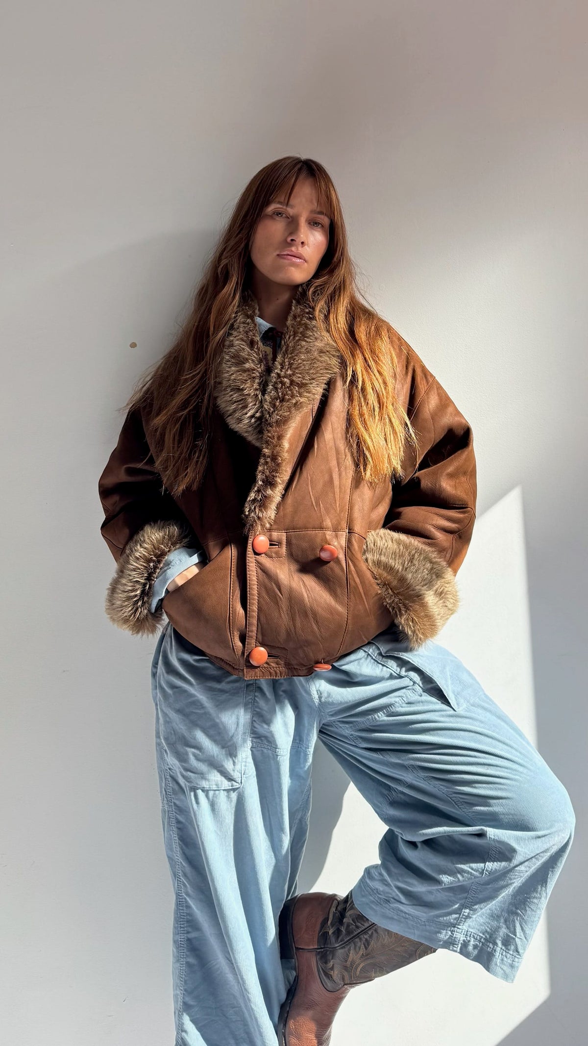 Be,Art Jacket Vintage Be,Art Shearling
