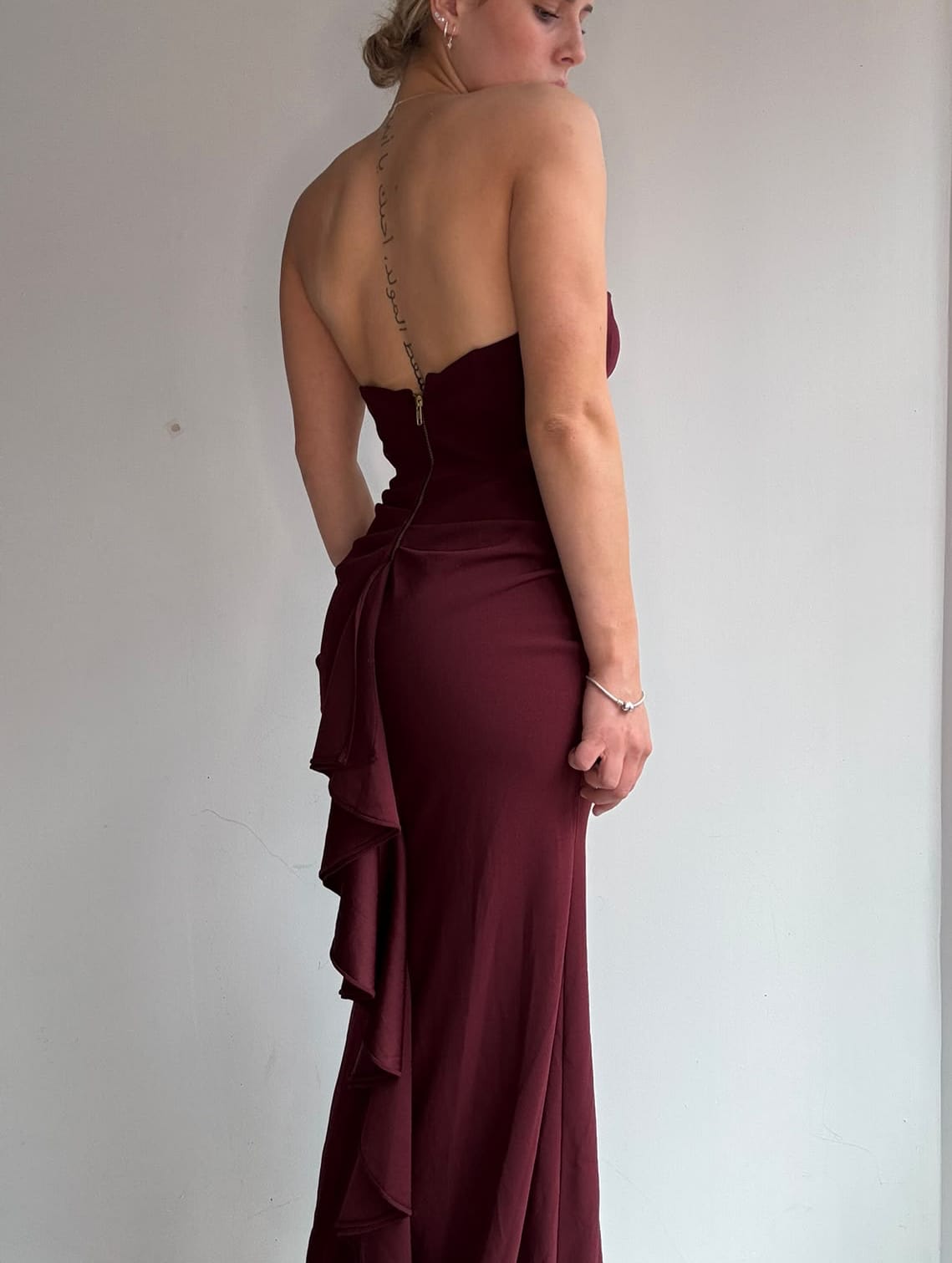 Betsy & Adam Dress Betsy&Adam Plume Vintage Y2K Gown