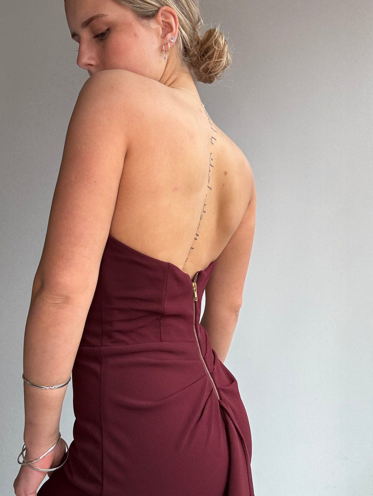 Betsy & Adam Dress Betsy&Adam Plume Vintage Y2K Gown