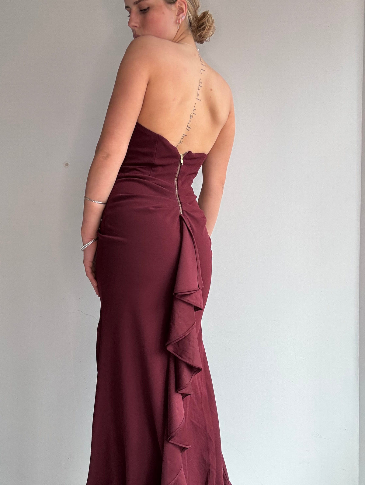 Betsy & Adam Dress Betsy&Adam Plume Vintage Y2K Gown