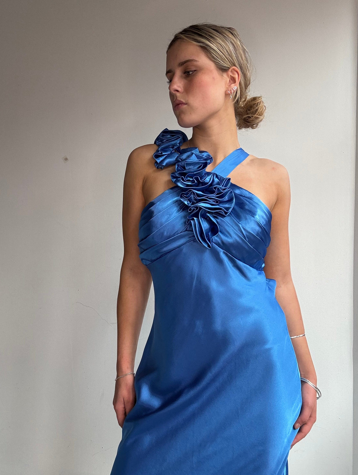 Blondie Nites Dress Blondie Nites Blue Y2K Vintage Gown