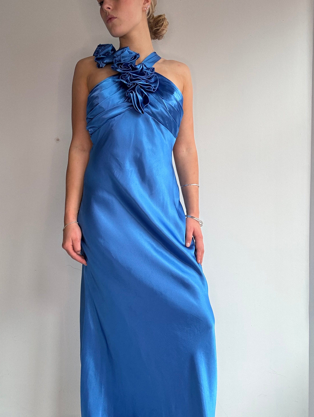 Blondie Nites Dress Blondie Nites Blue Y2K Vintage Gown
