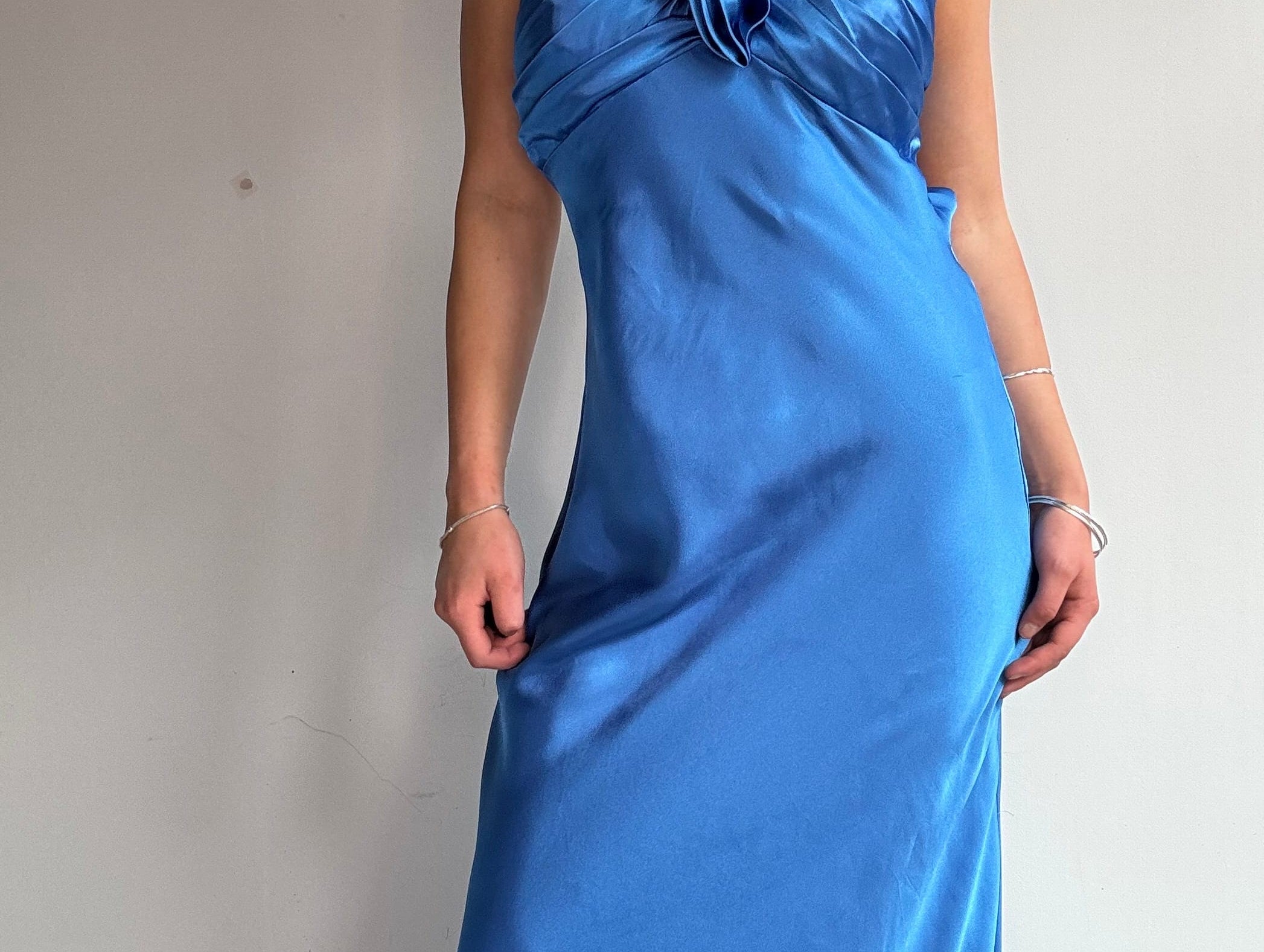 Blondie Nites Dress Blondie Nites Blue Y2K Vintage Gown