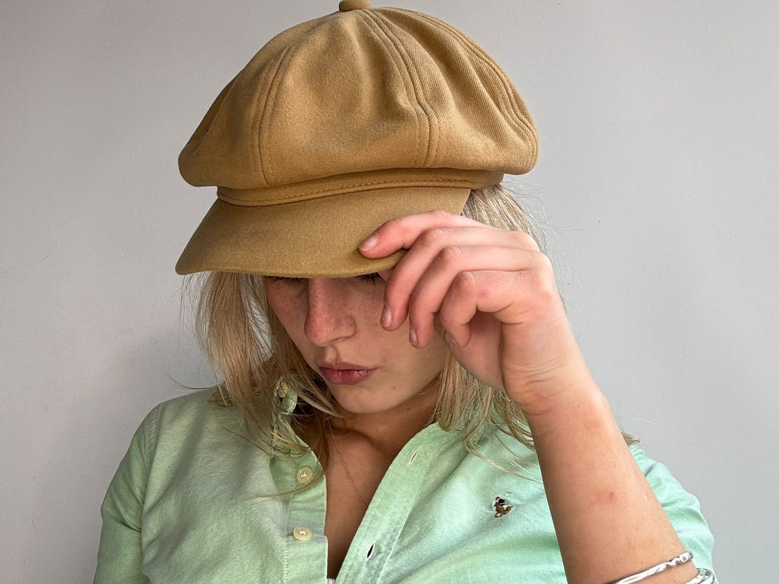 Newsboy Bluecity Hat, Bluecity, Sistergolden
