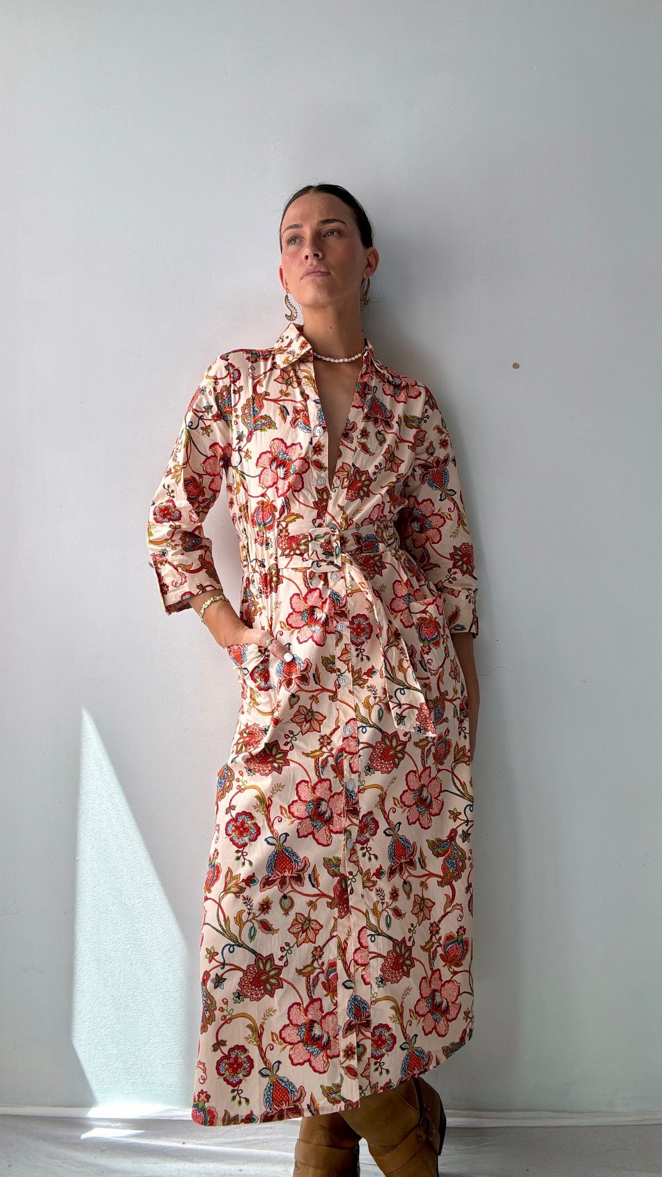 Cece Cece Lotus Midi Dress