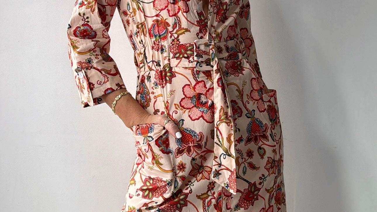 Cece Cece Lotus Midi Dress