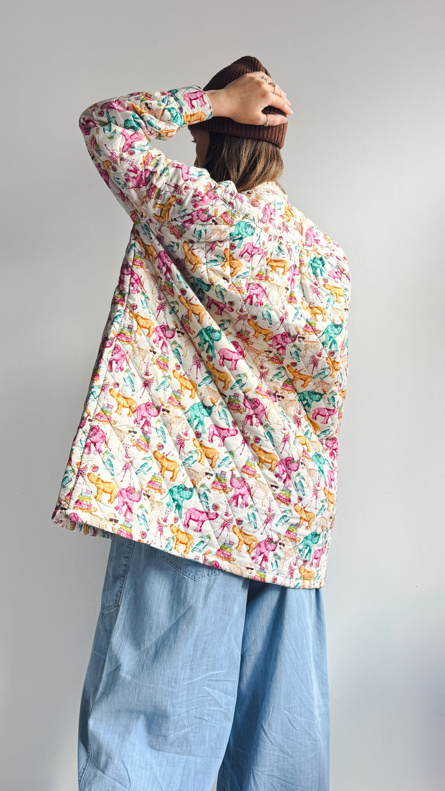 Clare V Clare V Elephant Quilted Jacket