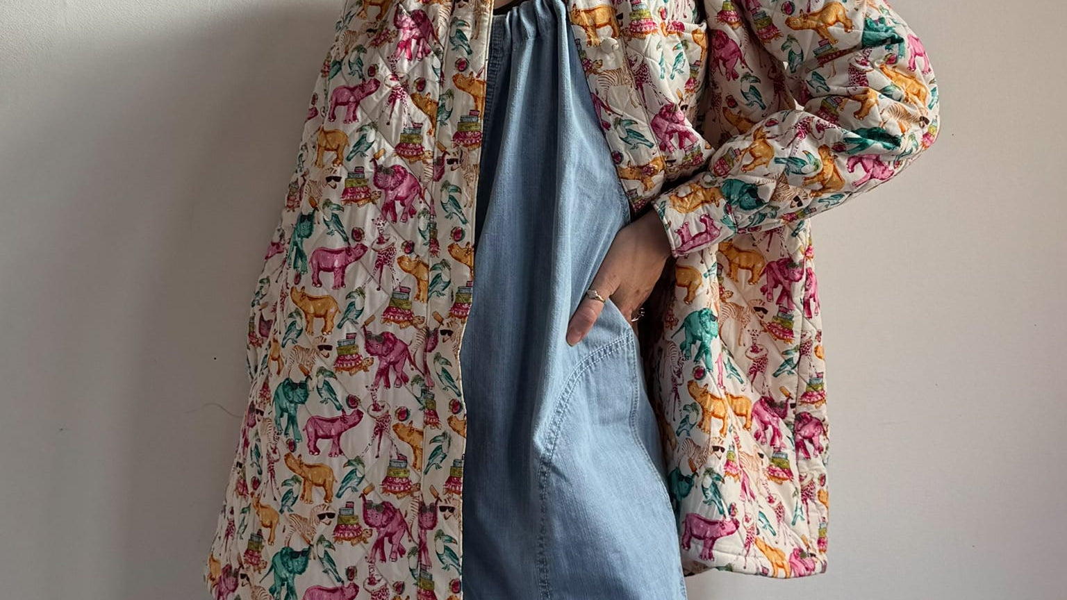 Clare V Clare V Elephant Quilted Jacket