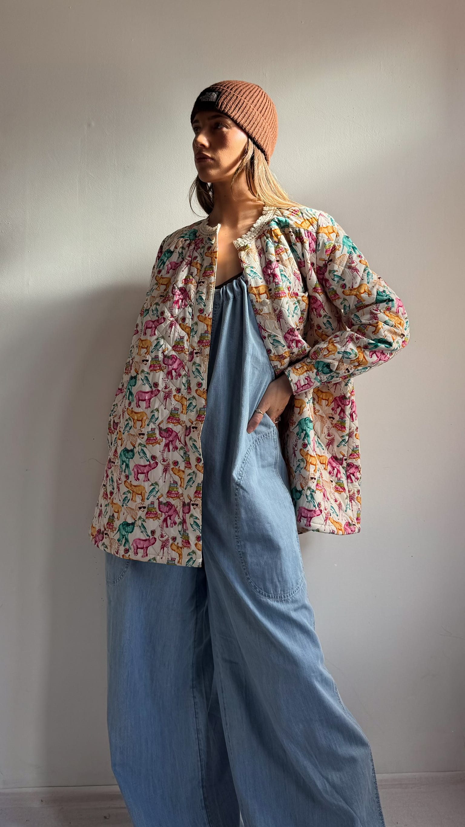 Clare V Clare V Elephant Quilted Jacket