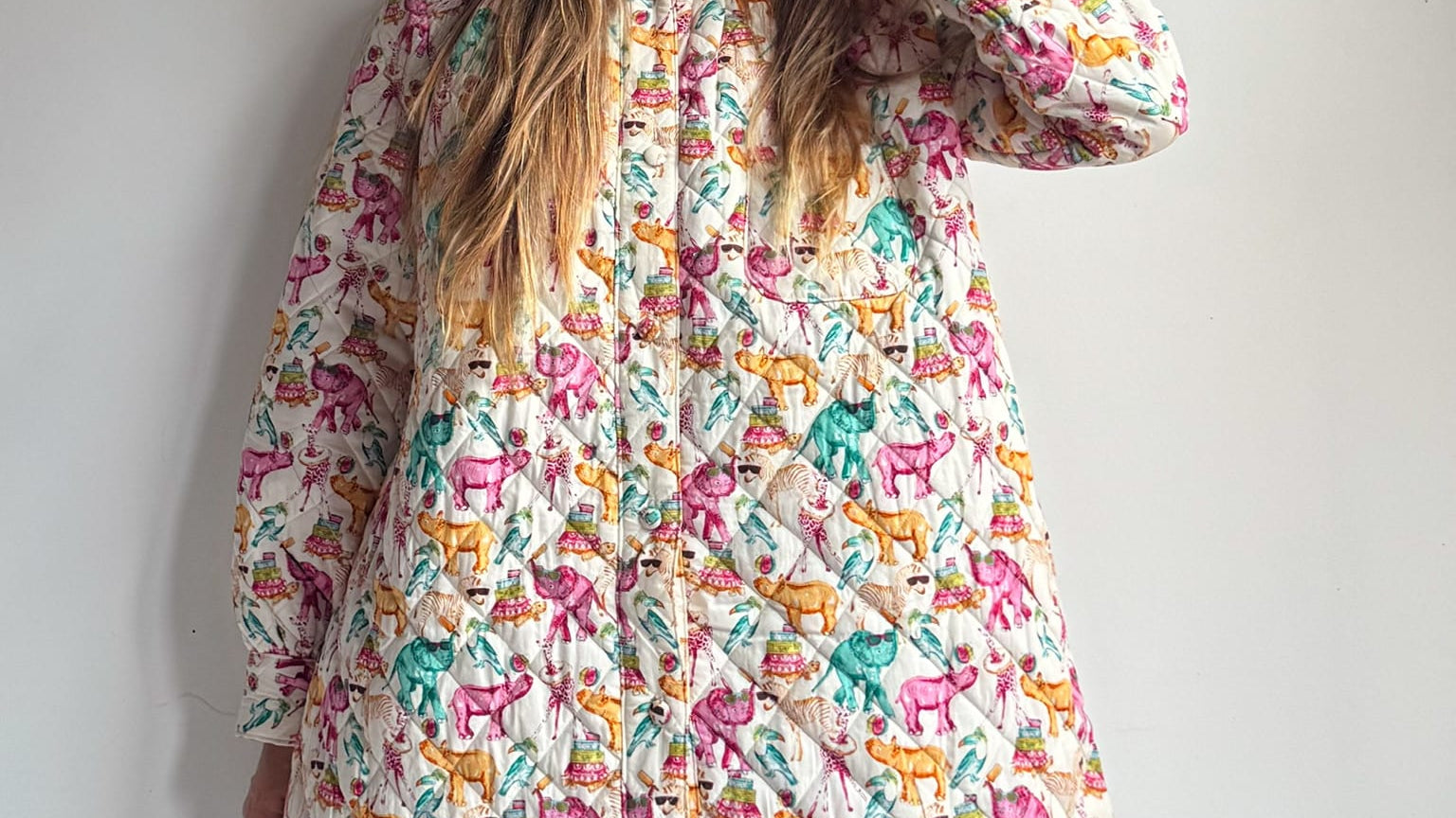 Clare V Clare V Elephant Quilted Jacket