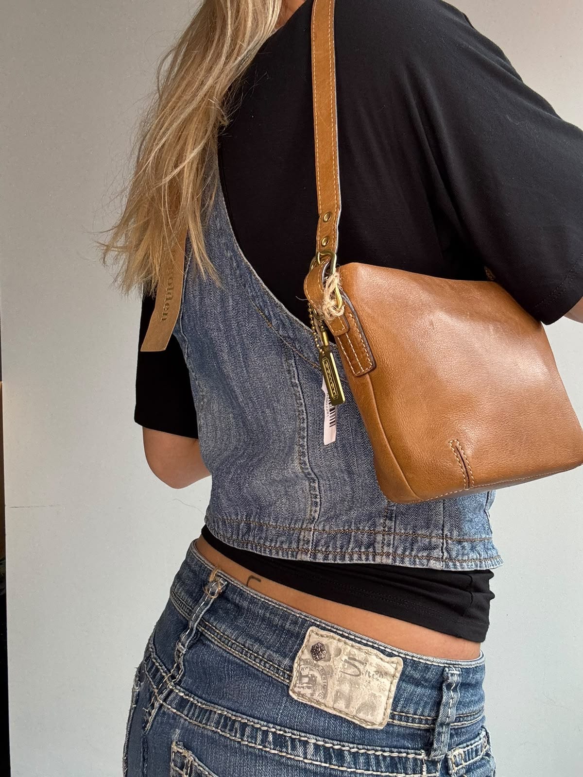 Coach Coach Mini Demi Baguette Shoulder Bag