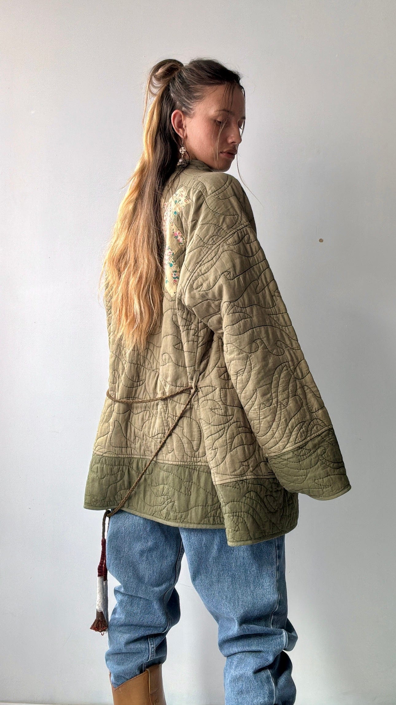 Remix Quilt Jacket, Damson Madder, Sistergolden