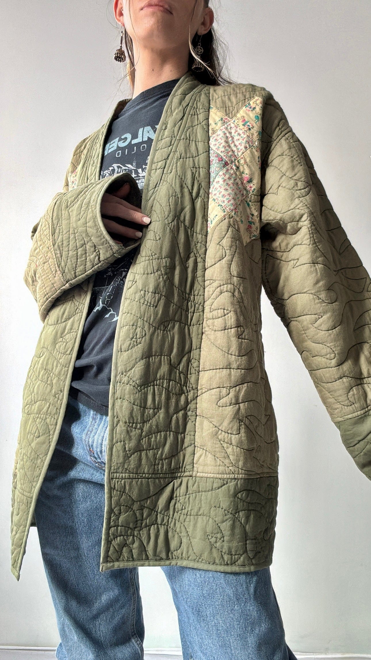 Remix Quilt Jacket, Damson Madder, Sistergolden