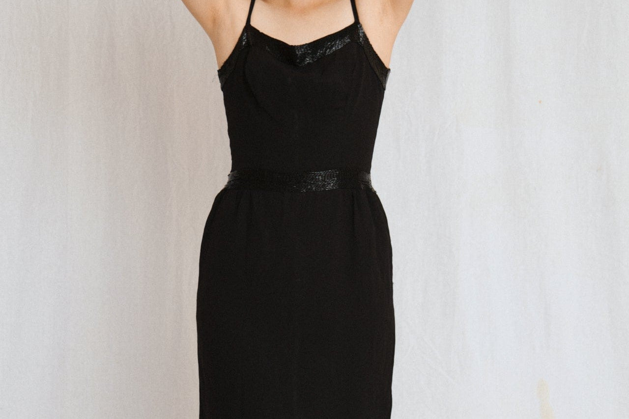 Daymor New York Dress Vintage Beaded Jaquie Dress