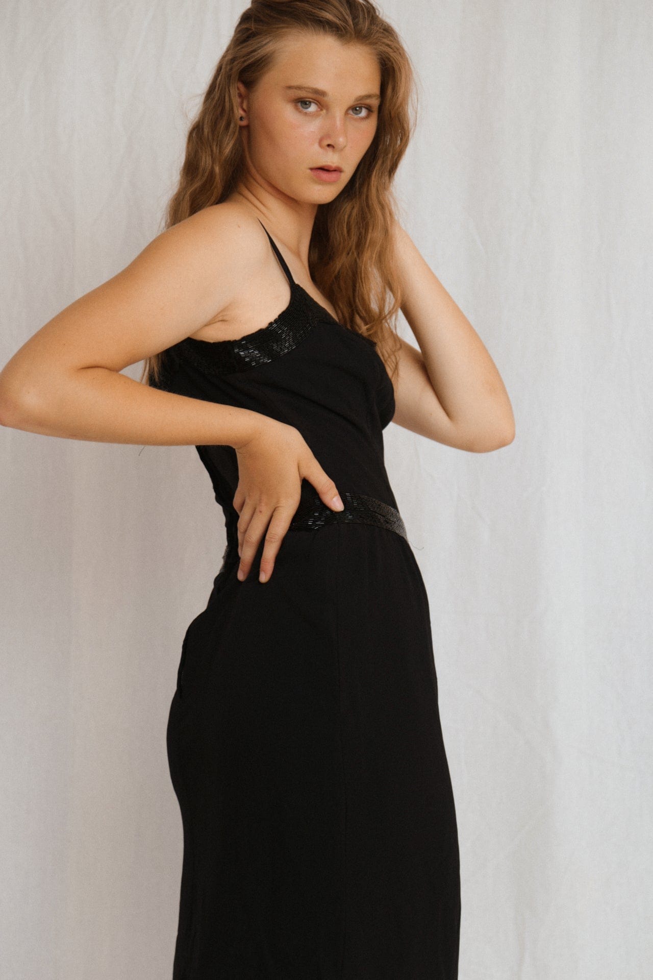 Daymor New York Dress Vintage Beaded Jaquie Dress