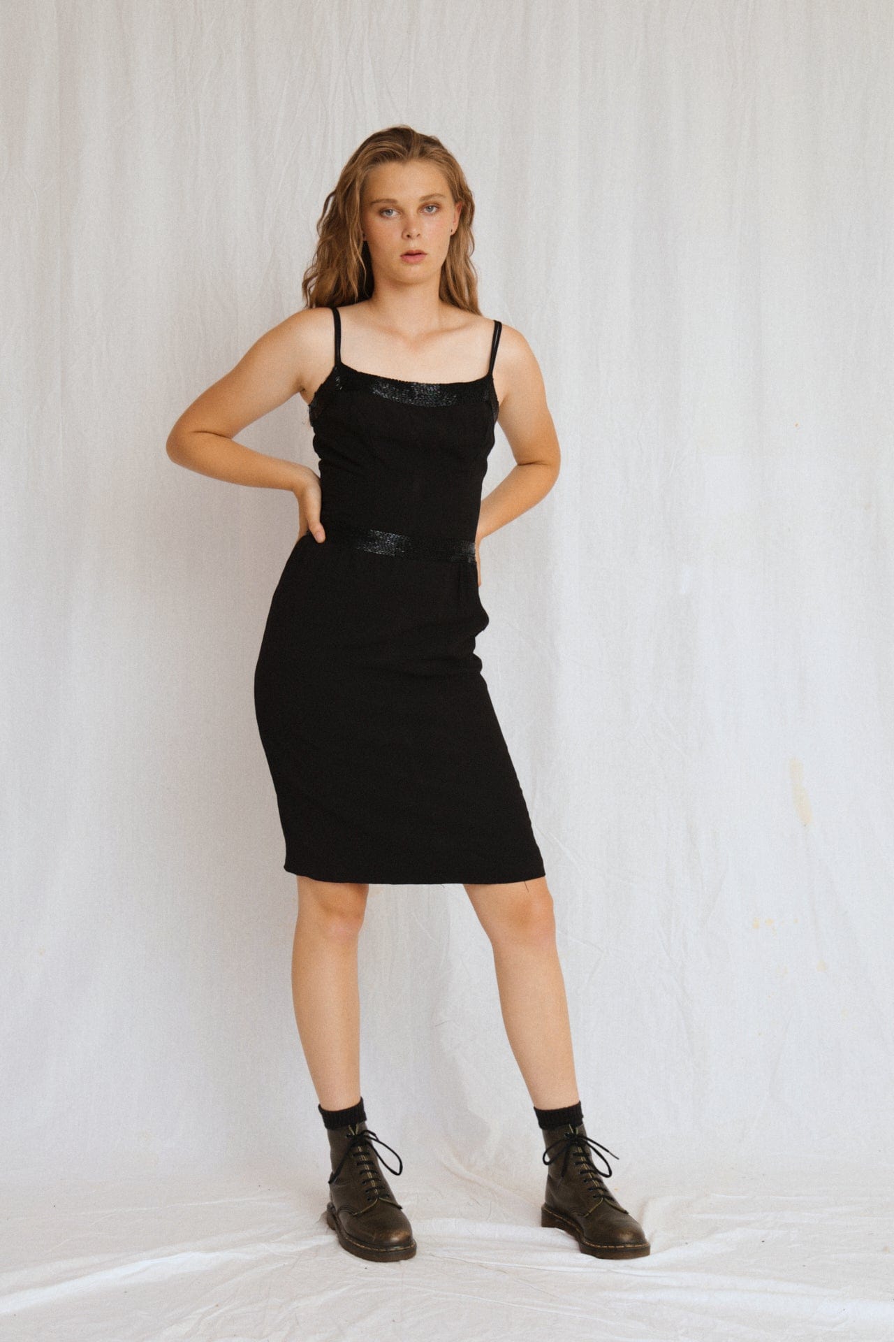 Daymor New York Dress Vintage Beaded Jaquie Dress