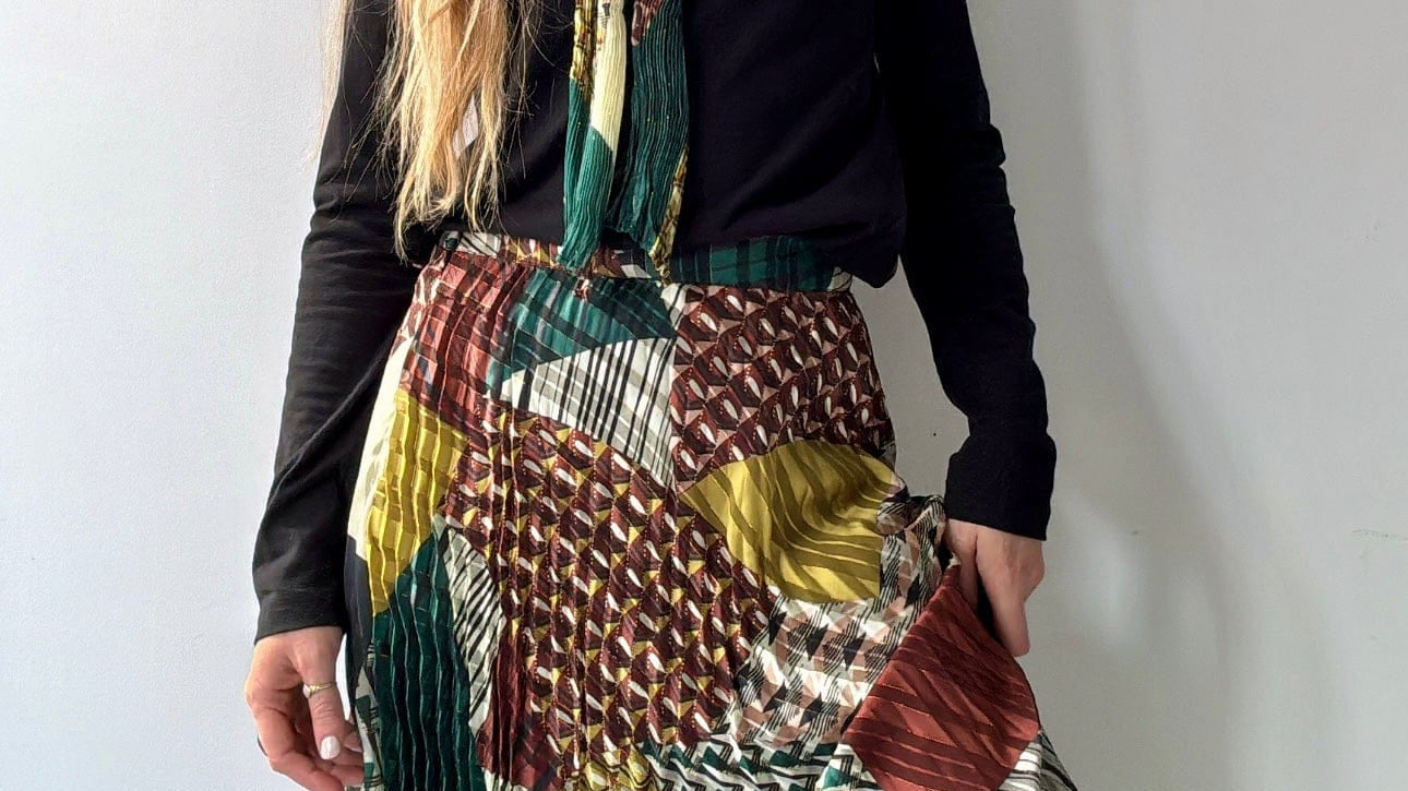 Derhy Pleated Skirt, Derhy, Sistergolden