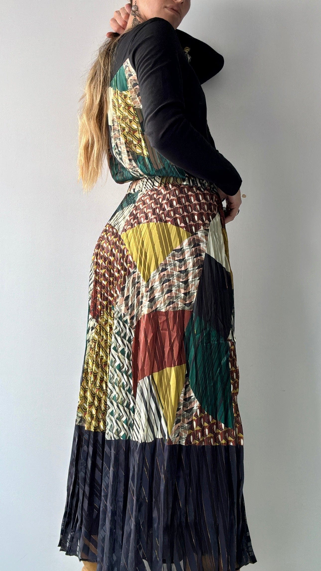 Derhy Pleated Skirt, Derhy, Sistergolden