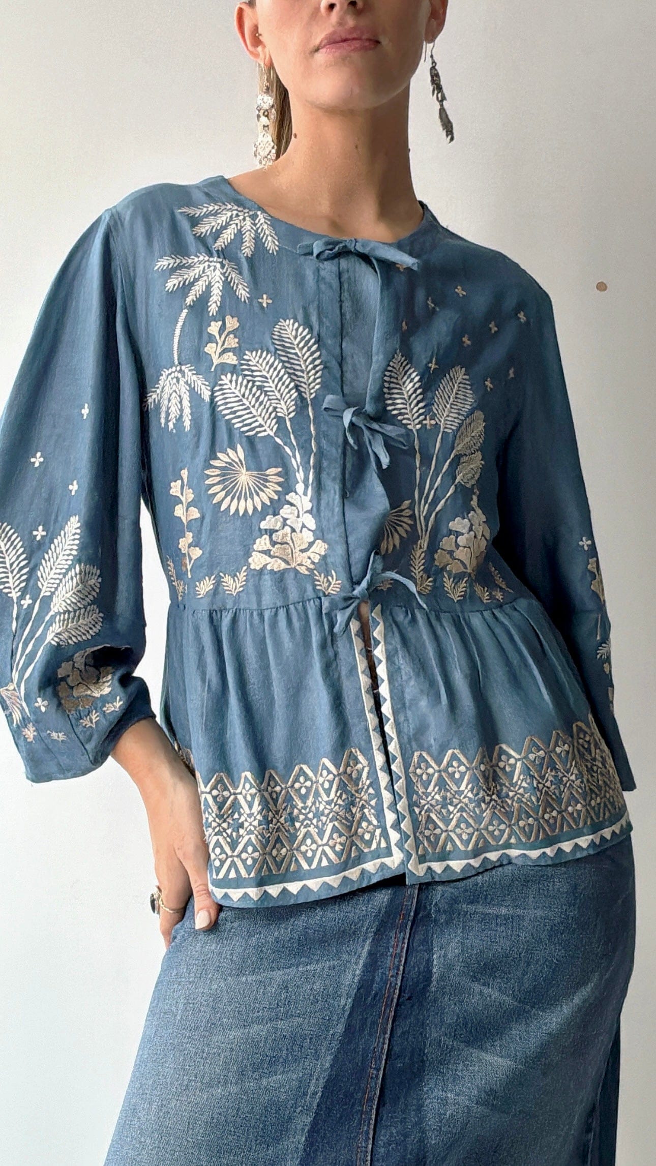 Derhy Tie Top Shirt, Derhy, Sistergolden