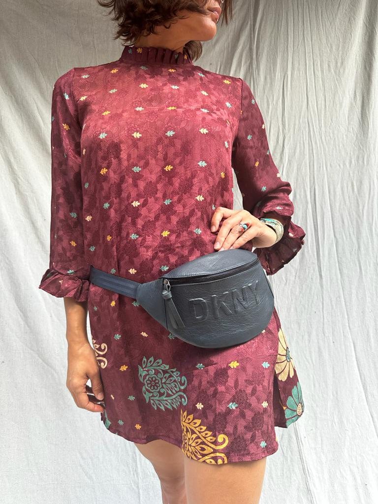 dkny leather belt bag