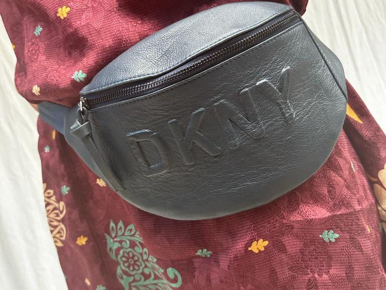 DKNY DKNY Leather Belt Bag Navy